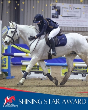 Ruby Couzens from Bedfordshire is the latest British Showjumping Shining Star